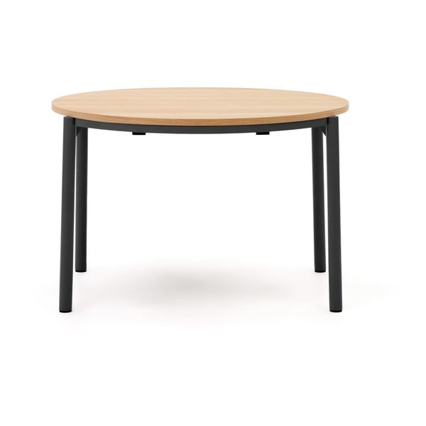 Kulatý rozkládací jídelní stůl v dekoru dubu ø 120 cm Montuiri – Kave Home