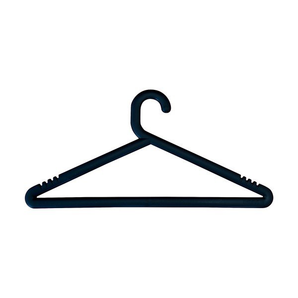 Sada 4 černých ramínek k věšáku Karup Design Hongi Black-image-3