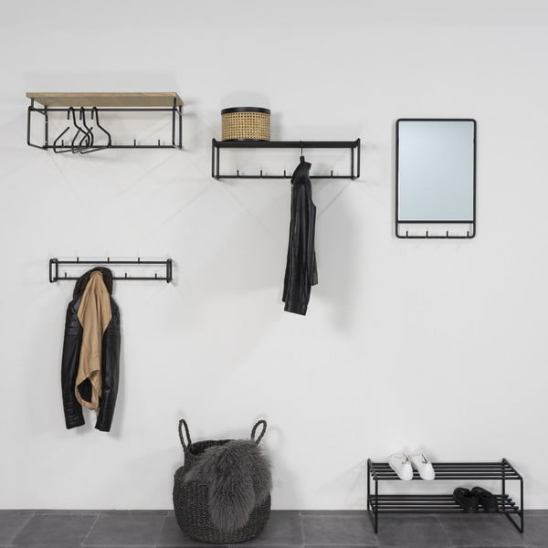 Černý kovový botník Clint – Spinder Design-image-1