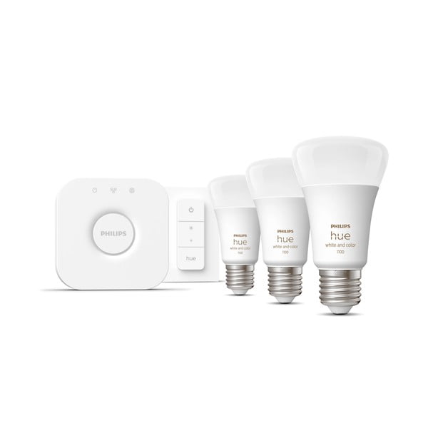 Smart startovací balíček 5 ks E27, 11 W White and color ambiance – Philips Hue