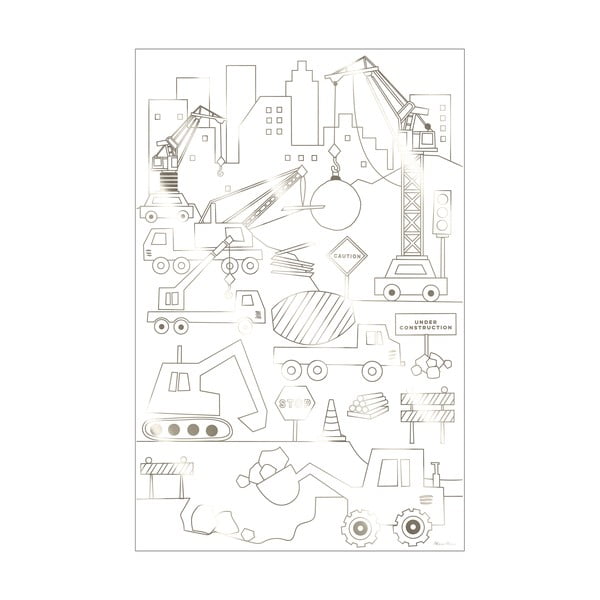 Omalovánky Construction – Meri Meri-image-2