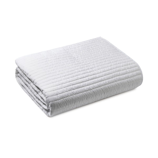 Bílý prošívaný přehoz na dvoulůžko 220x230 cm – Bianca