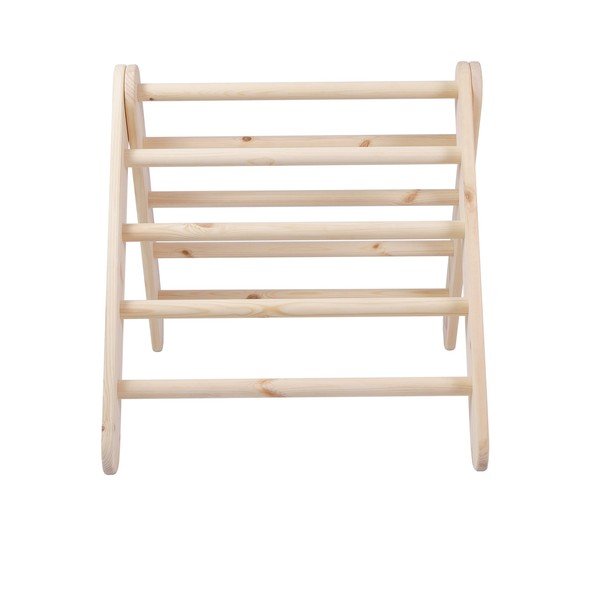 Pikler trojúhelník z borovicového dřeva v přírodní barvě 46x87x60 cm Montessori – Meowbaby-image-4
