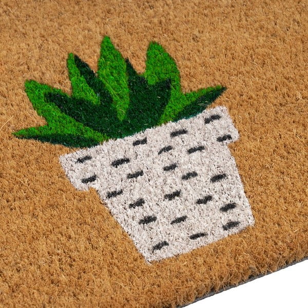 Rohožka z kokosového vlákna 25x75 cm Cactus – Casa Selección-image-1