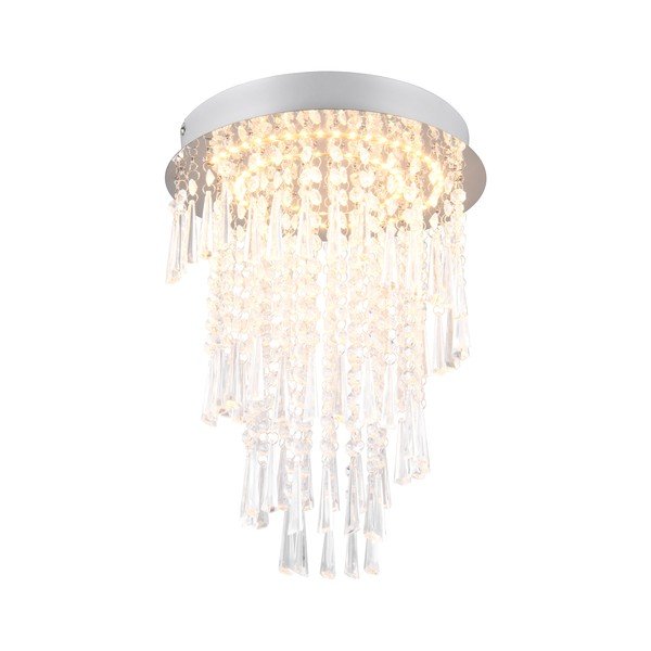 LED stropní svítidlo ve stříbrné barvě ø 30 cm Pomp – Reality-image-1