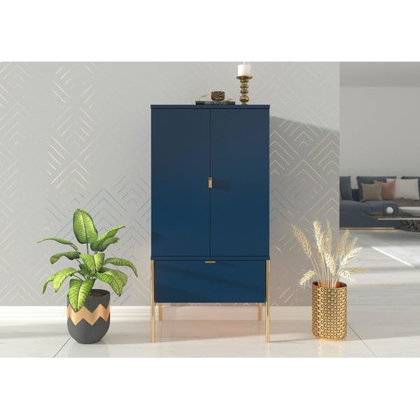 Komoda v námořnicky modré barvě Skandica Polka Combi-image-3