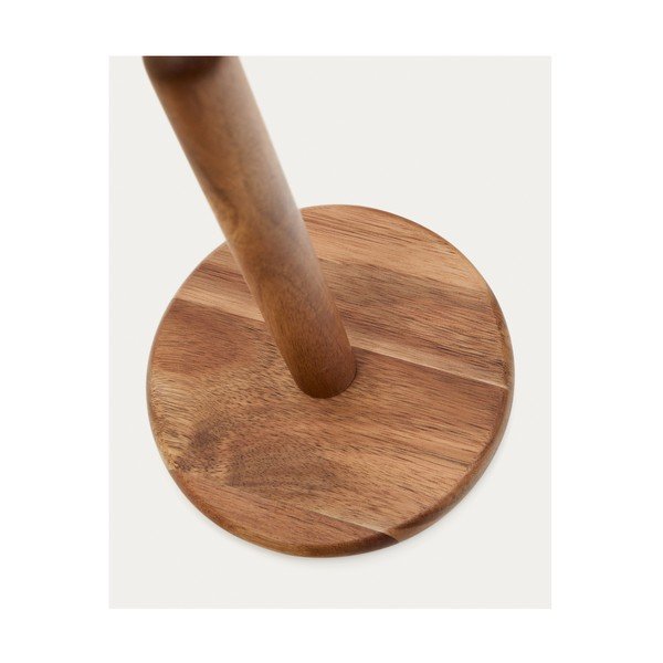 Dřevěný stojan na papírové utěrky v přírodní barvě ø 15 cm Nukha – Kave Home-image-1