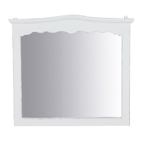 Bílé nástěnné zrcadlo Crido Consulting Star