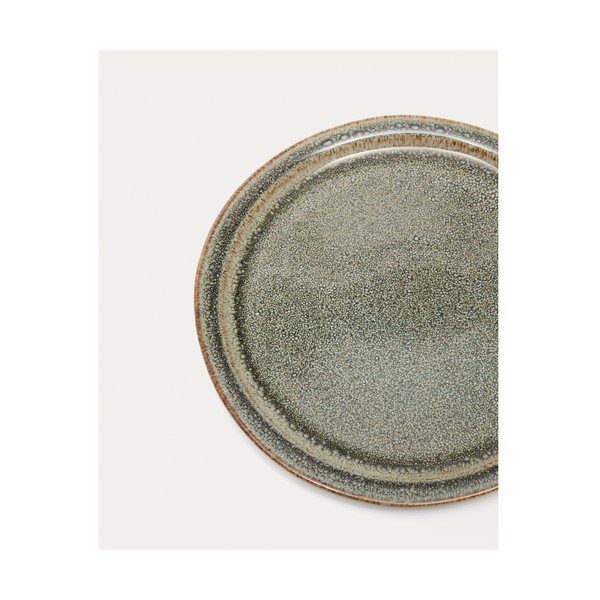 Šedý dezertní  keramický talíř ø 23 cm Coval – Kave Home-image-3