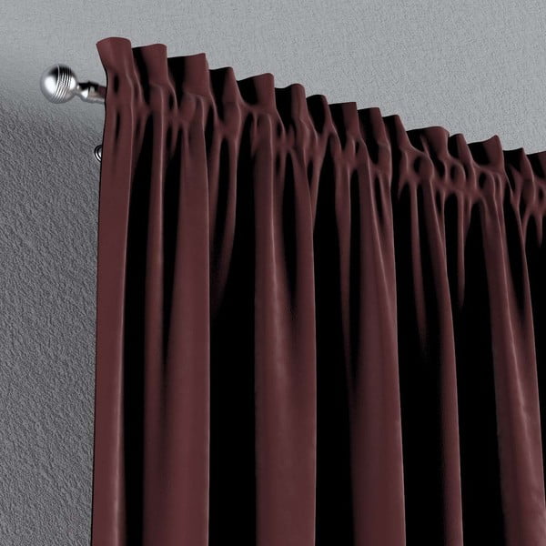 Červený závěs 260x130 cm Posh Velvet - Yellow Tipi-image-3