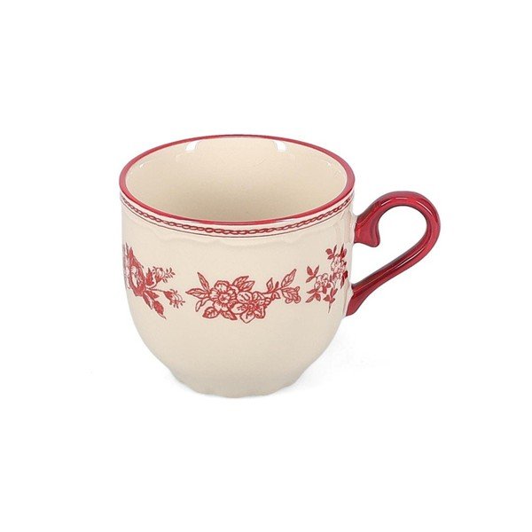 Vínový/slonovinový porcelánový šálek 215 ml Cyril – S|P Collection-image-3