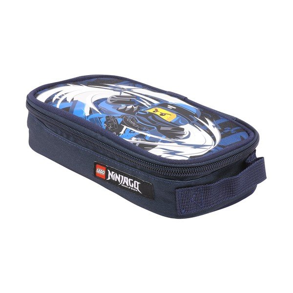 Modré hranaté pouzdro na tužky LEGO® Ninjago Jay