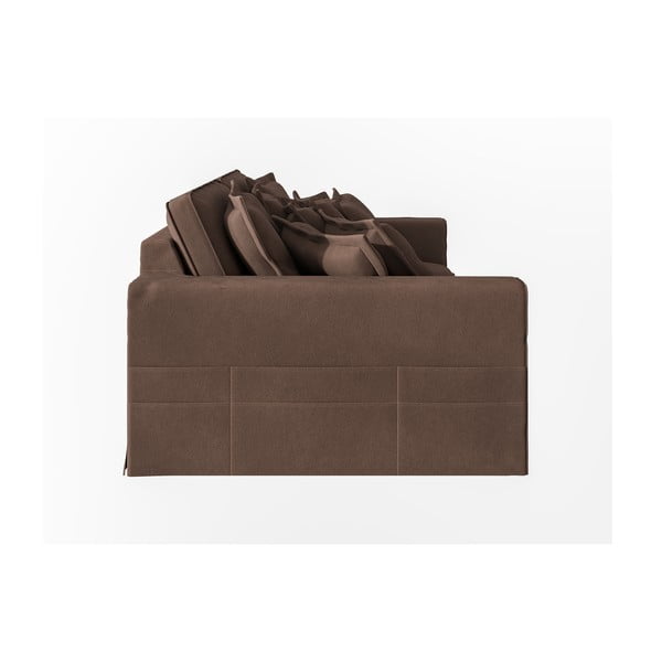 Tmavě hnědá pohovka 236 cm Nora – Ropez-image-4