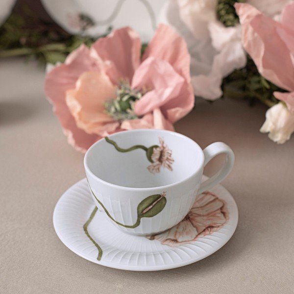 Bílý porcelánový šálek 380 ml Hammershøi Poppy – Kähler Design-image-2