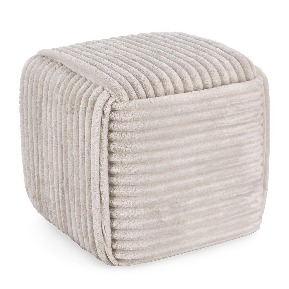 Světle šedý taburet Cube – Bizzotto