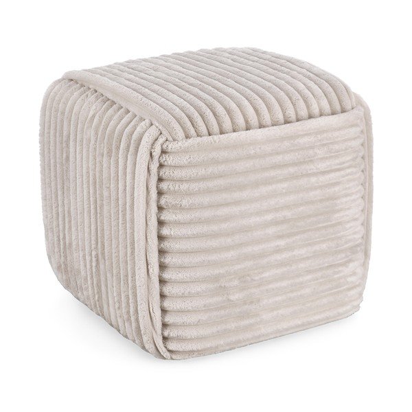 Světle šedý taburet Cube – Bizzotto