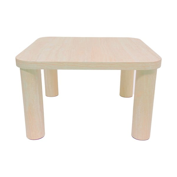 Béžový konferenční stolek v dekoru mramoru 60x60 cm Solano – Actona-image-3