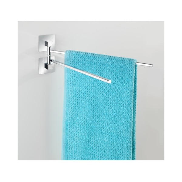Samodržící dvojitá tyč na ručníky Wenko Quadro-image-1