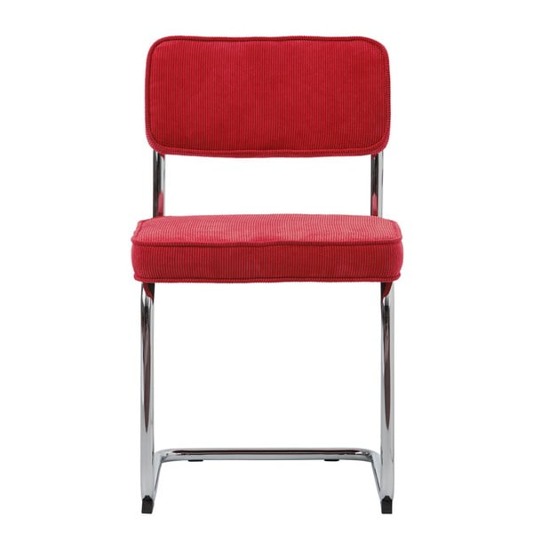 Malinově červená jídelní židle Unique Furniture Rupert Bauhaus