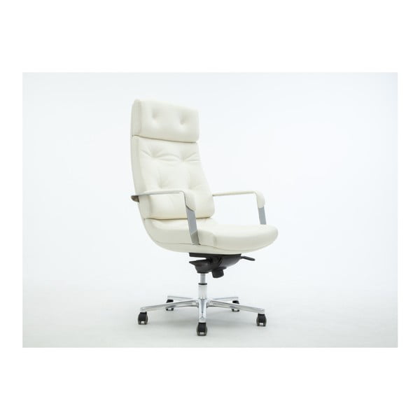 Krémová otočná kancelářská židle RGE Elegant