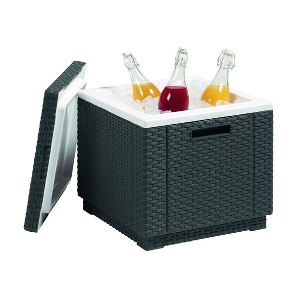 Zahradní stolek se zásobníkem na led 42x42 cm – Keter-image-2