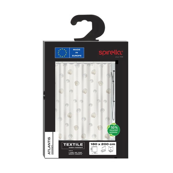 Sprchový závěs 180x180 cm Atlantis – Spirella-image-3