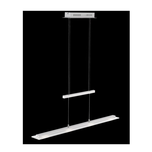 Kovové LED stmívatelné závěsné svítidlo ve stříbrné barvě Tenso – Fischer & Honsel-image-1