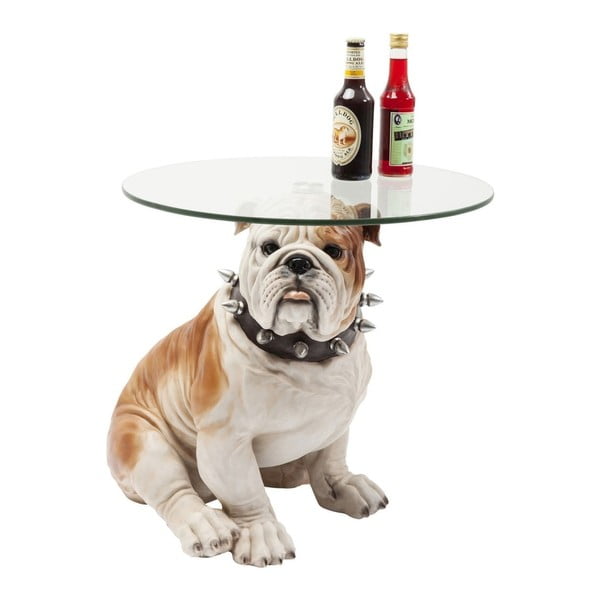 Odkládací stolek ve tvaru psa Kare Design Bulldog