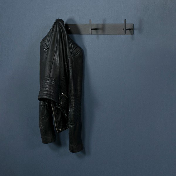 Černý kovový nástěnný věšák 44 cm Chapman – Spinder Design-image-1