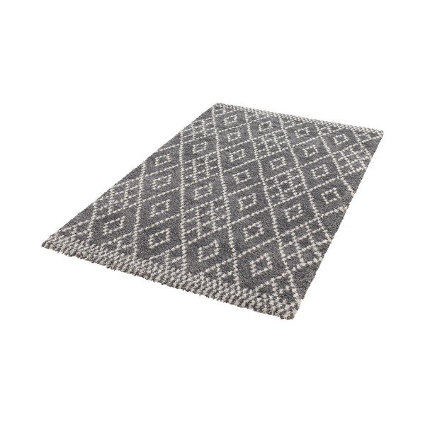 Tmavě šedý koberec Mint Rugs Ornament, 120 x 170 cm-image-1