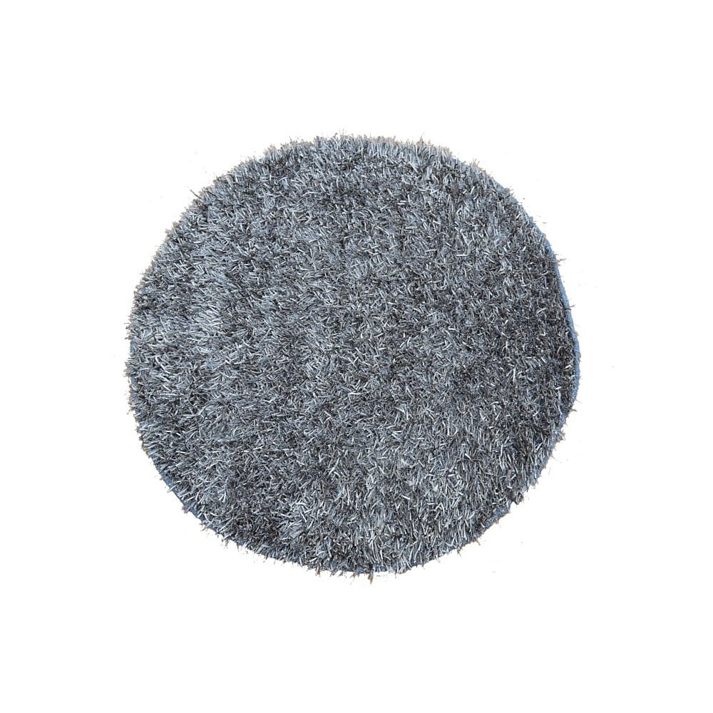 Ručně tuftovaný šedý koberec Funny, 100x100 cm