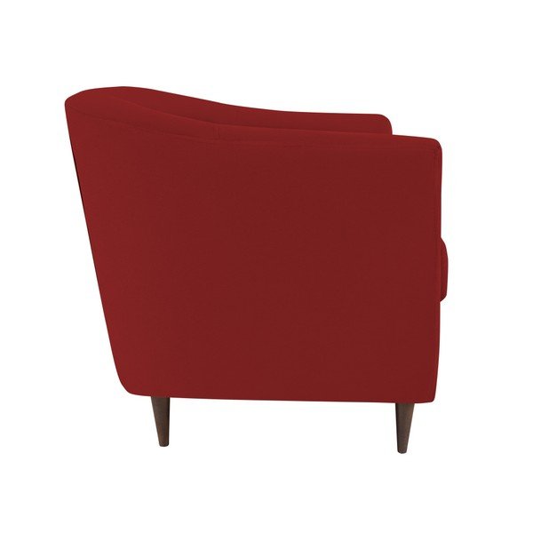 Červená pohovka Kooko Home Love, 125 cm-image-4