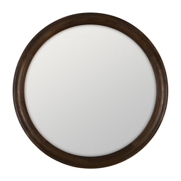 Nástěnné zrcadlo s dřevěným rámem ø 110,5 cm Paula – Ixia