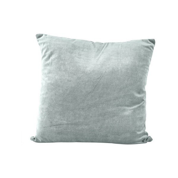 Modrý polštář se zipem KJ Collection, 23 cm