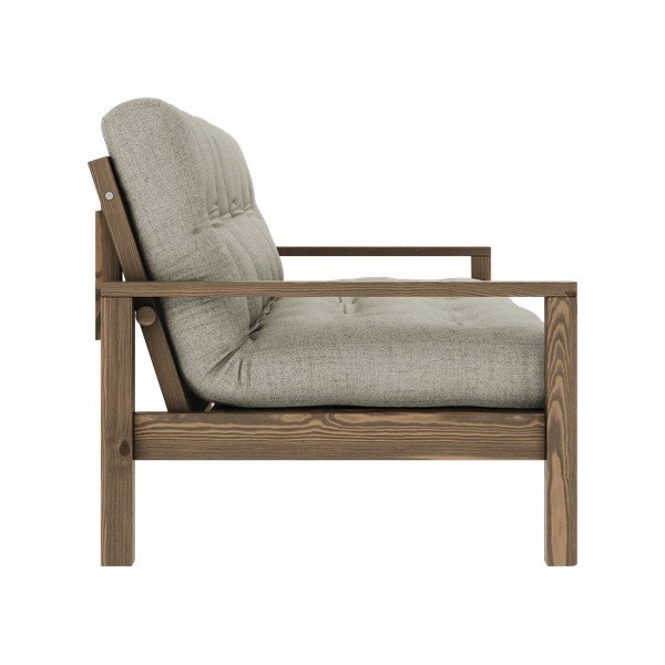 Béžová lněná rozkládací pohovka 205 cm Knob – Karup Design-image-4