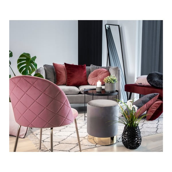 Šedý puf House Nordic Gamby, ø 34 cm-image-2