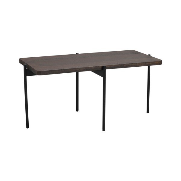 Hnědý konferenční stolek z jasanového dřeva Rowico Shelton, 95 x 50 cm-image-2