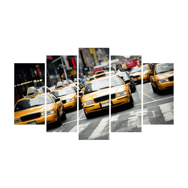 Vícedílný obraz na plátně New York Taxi