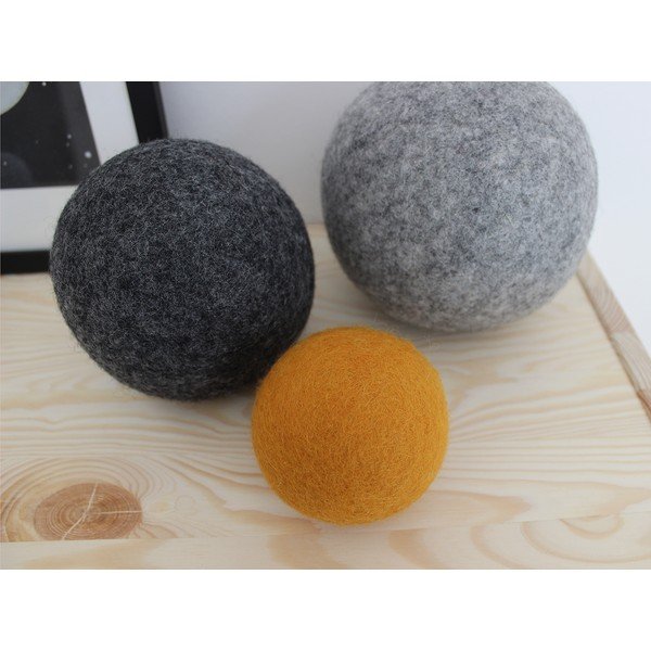 Sada 3 dekorativních vlněných koulí Wooldot Ball Set Sunflower