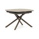 Rozkládací jídelní stůl s přídavnou deskou s keramickou deskou 100x130 cm Yodalia – Kave Home