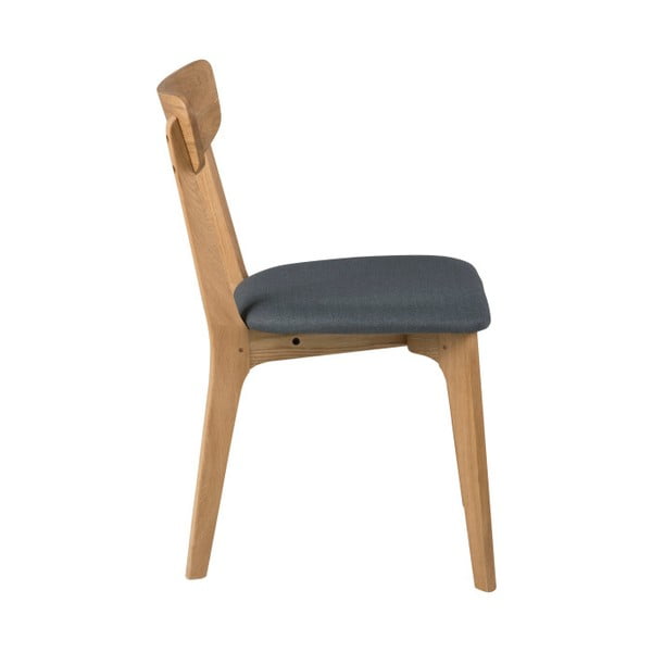 Šedé/v přírodní barvě čalouněné jídelní židle v sadě 2 ks Taxi – Actona-image-4