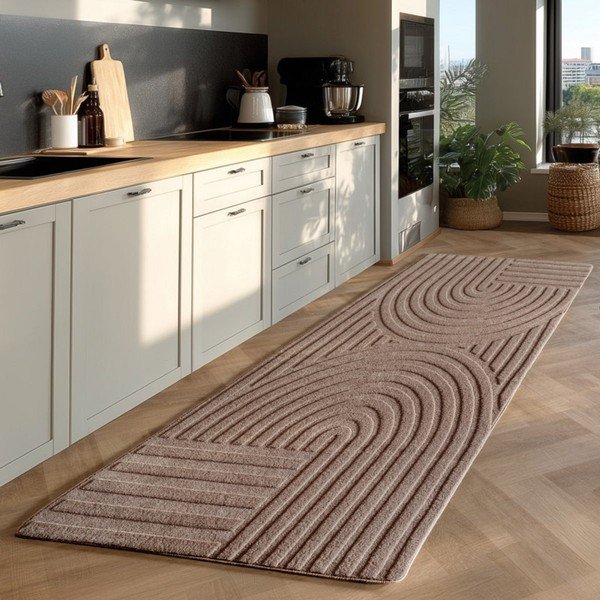Béžový běhoun 80x250 cm Pompei 1611 – Ayyildiz Carpets-image-1