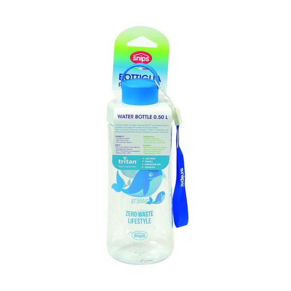 Modrá láhev na vodu Snips Whale, 500 ml-image-4