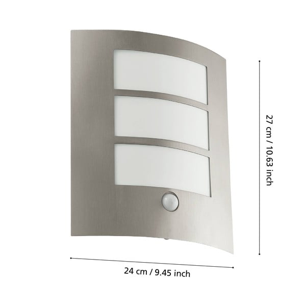 Nástěnné venkovní svítidlo (výška 26 cm) CITY – EGLO-image-3