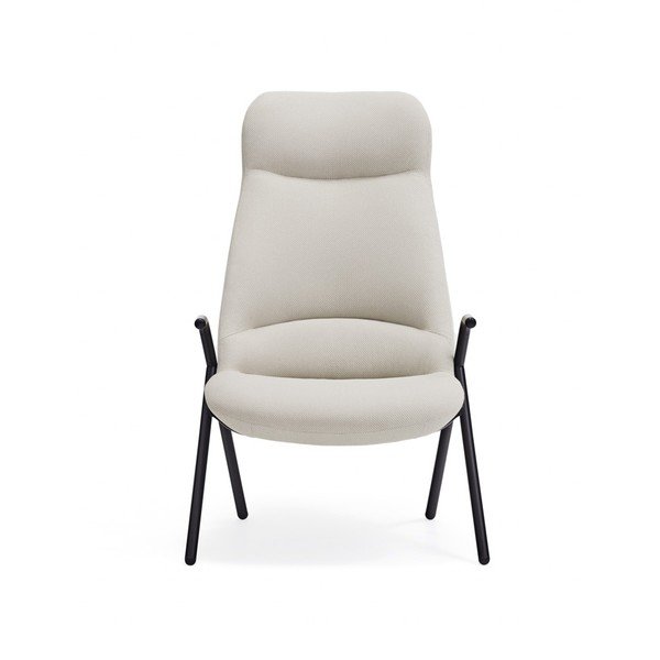 Bílé křeslo Teulat Dins, výška 114 cm-image-2