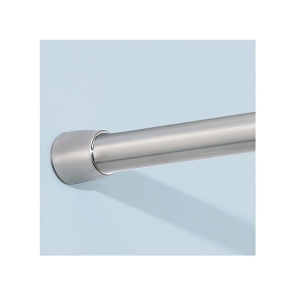 Tyč na sprchový závěs 127 - 220 cm ve stříbrné barvě Forma L – iDesign-image-2