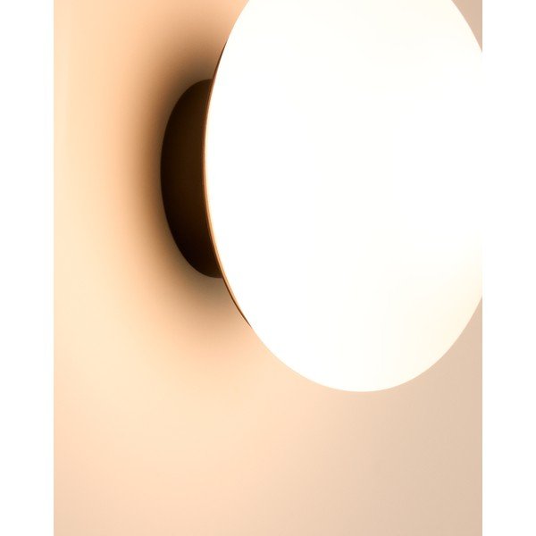 Bílé/černé nástěnné svítidlo ø 15 cm Bamila – Kave Home-image-3