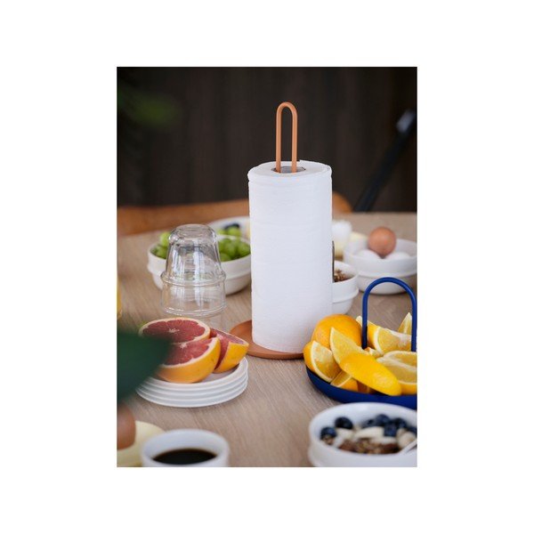 Oranžový kovový držák na kuchyňské utěrky ø 14,5 cm Singles – Zone-image-3