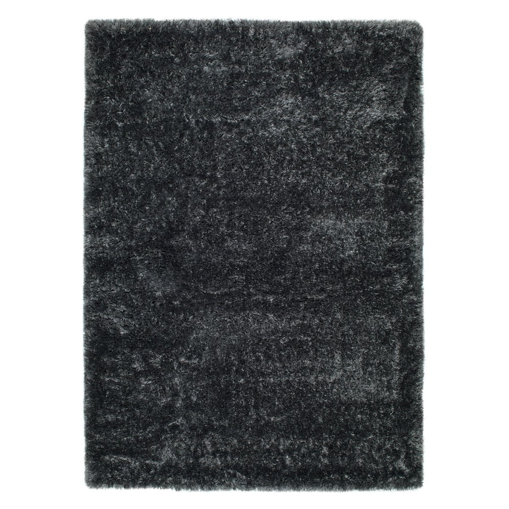 Antracitově šedý koberec Universal Aloe Liso, 140 x 200 cm