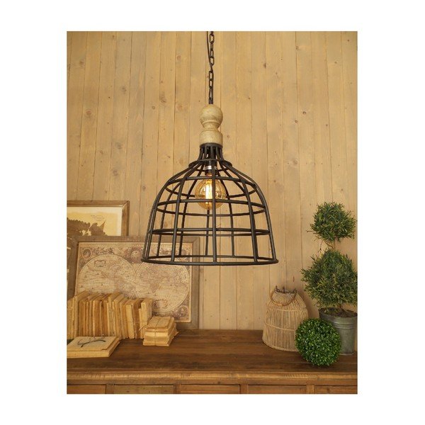 Závěsný železný lustr Orchidea Milano Sam, ⌀ 50 cm